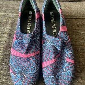 OPENING CEREMONY Cici Abstract Pattern Platform Slip On Size 37 (7)